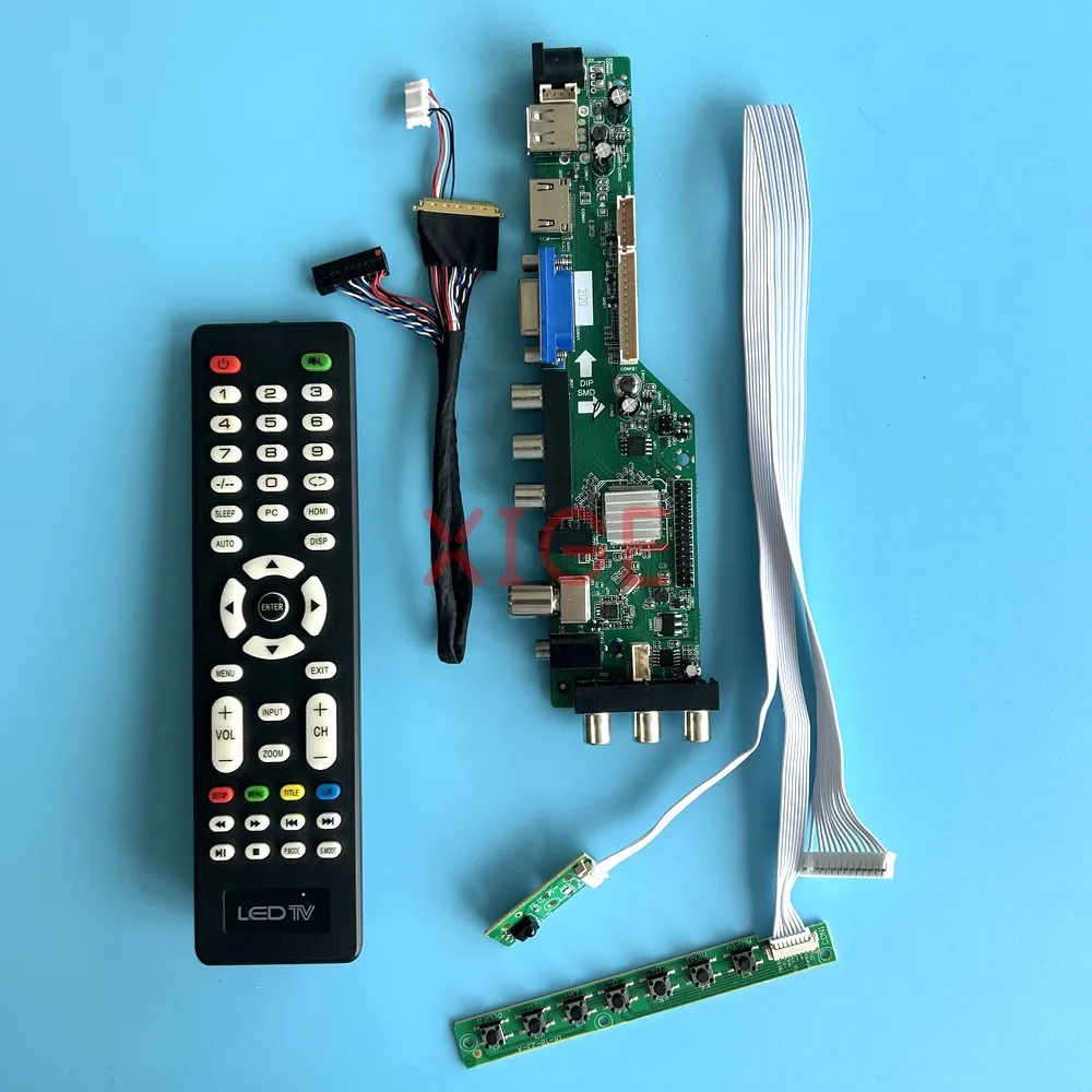 Плата контроллера драйвера для N116B6-L02 N116B6-L04 AV/USB/DHMI/VGA 40-контактный LVDS DVB-C/T 11,6-дюймовый матричный комплект для ноутбука 1366x768 DIY
Плата контроллера драйвера для N116B6-L02 N116B6-L04 AV/USB/DHMI/VGA 40-контактный LVDS DVB-C/T 11,6-дюймовый матричный комплект для ноутбука 1366x768 DIY