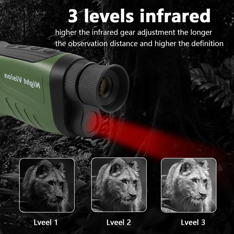 Monocular telescope Digital Night-Vision Monocular 40MP 2.5K Infrared Telescope 6X Optical Magnification 8X Digital
Monocular telescope Digital Night-Vision Monocular 40MP 2.5K Infrared Telescope 6X Optical Magnification 8X Digital