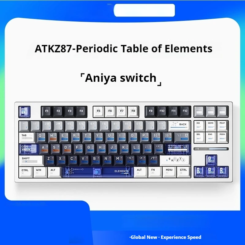 ATK Z87 Semi Aluminum Alloy Bluetooth Mechanical Keyboard Three-Mode RGB Hybrid Light Hot Plug Customized Gamer PC Accessories
ATK Z87 Semi Aluminum Alloy Bluetooth Mechanical Keyboard Three-Mode RGB Hybrid Light Hot Plug Customized Gamer PC Accessories