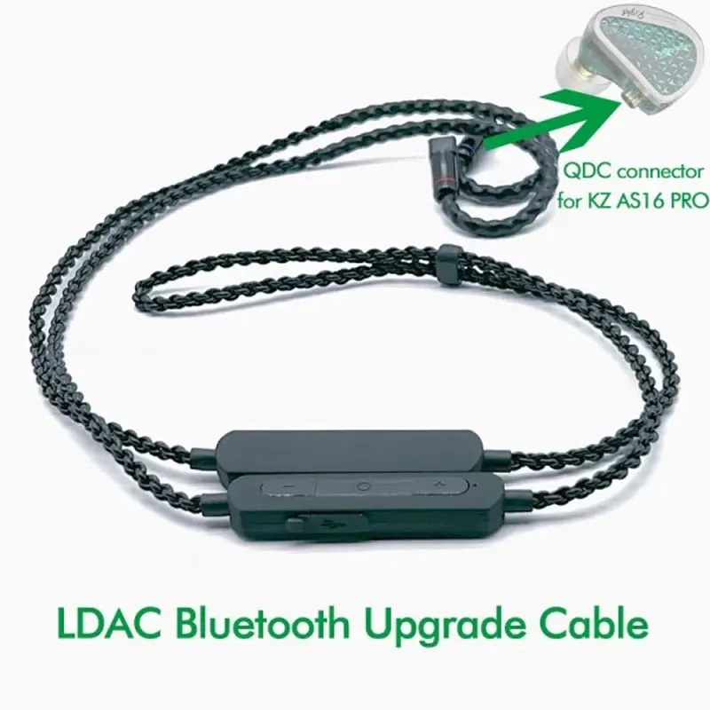 LDAC Беспроводной Bluetooth-кабель-адаптер APTX-HD MMCX 2-контактный разъем W4R TF10 IE900 QDC для CCA Hydro PLA13 для BLON Z300 KZ PR1
LDAC Беспроводной Bluetooth-кабель-адаптер APTX-HD MMCX 2-контактный разъем W4R TF10 IE900 QDC для CCA Hydro PLA13 для BLON Z300 KZ PR1
