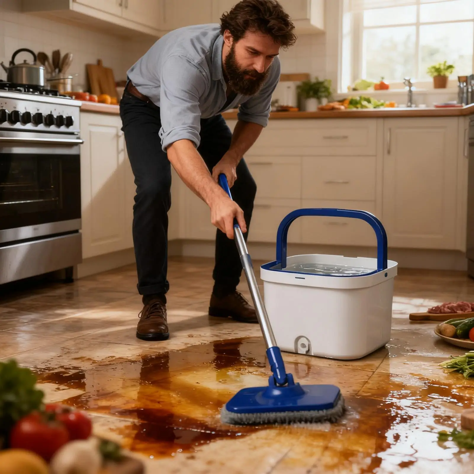 Spin Mop And Bucket Set 360 Degree Rotating Adjustable Handle Non-Slip Grip Household Cleaning Mop With Bucket For Living Room
Spin Mop And Bucket Set 360 Degree Rotating Adjustable Handle Non-Slip Grip Household Cleaning Mop With Bucket For Living Room