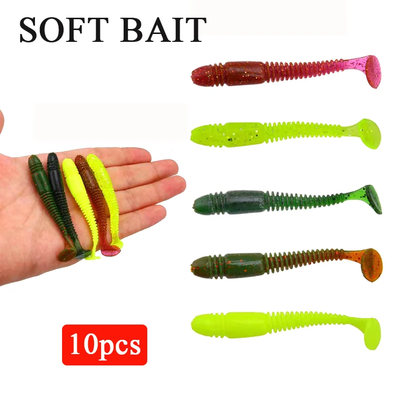 10pcs Fishing Soft Bait 7.5cm Wobbler Bait for Bass Pike Crankbaits Fishing Artificial Swimbait Moving Bait Silicone Fake Lures
10pcs Fishing Soft Bait 7.5cm Wobbler Bait for Bass Pike Crankbaits Fishing Artificial Swimbait Moving Bait Silicone Fake Lures