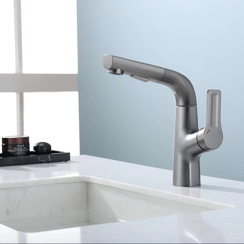 New Gun Gray Basin Lift Pull Faucet Bathroom Bathroom Cabinet With Hot And Cold Faucet
New Gun Gray Basin Lift Pull Faucet Bathroom Bathroom Cabinet With Hot And Cold Faucet