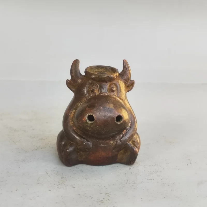 Antique Style Bull Backflow Incense Burner Home Cute Little Bull Incense Burner Home Indoor Decoration
Antique Style Bull Backflow Incense Burner Home Cute Little Bull Incense Burner Home Indoor Decoration