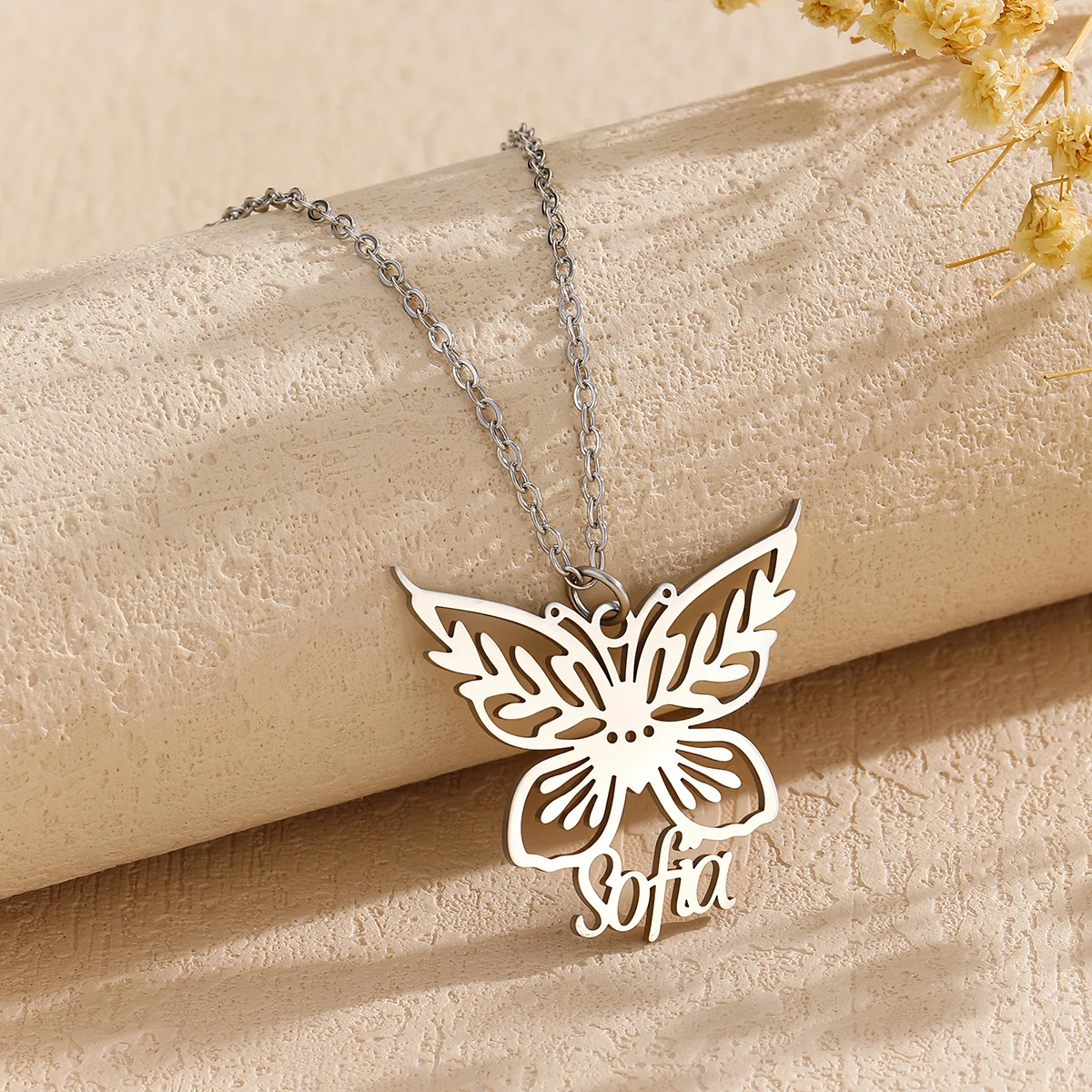 Custom Name Necklaces For Women Personalized Name Necklace With Butterfly Choker Stainlesss Steel Wedding Jewelry
Custom Name Necklaces For Women Personalized Name Necklace With Butterfly Choker Stainlesss Steel Wedding Jewelry