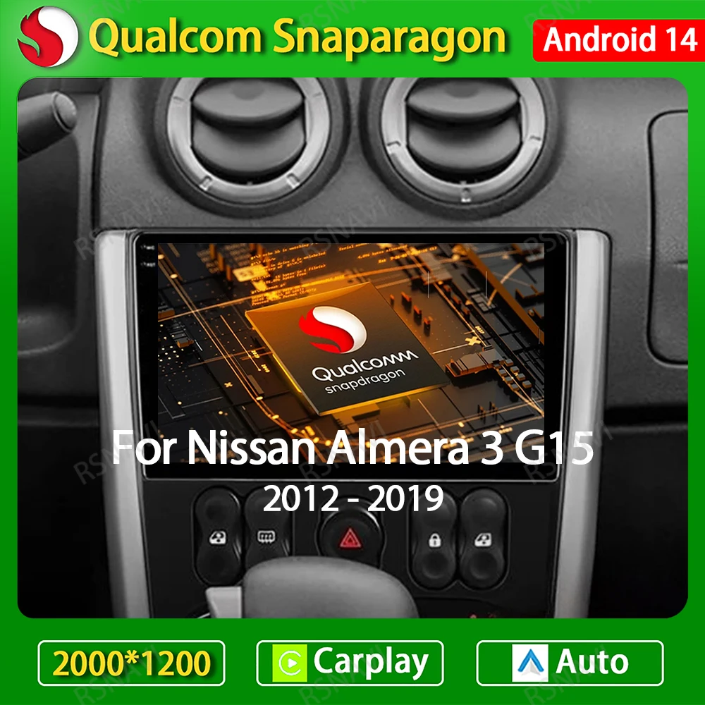 Android 14 Беспроводной Carplay Auto для Nissan Almera 2012-2019 Автомобильный радиоприемник Мультимедийный видеоплеер Навигация Стерео GPS 4G WIFI
Android 14 Беспроводной Carplay Auto для Nissan Almera 2012-2019 Автомобильный радиоприемник Мультимедийный видеоплеер Навигация Стерео GPS 4G WIFI