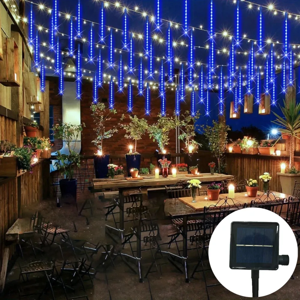 LED Solar Lights Meteor Shower Rain Tree String Light Xmas Party Outdoor Waterproof Solar Christmas Lights 8 Tube 30/50CM
LED Solar Lights Meteor Shower Rain Tree String Light Xmas Party Outdoor Waterproof Solar Christmas Lights 8 Tube 30/50CM