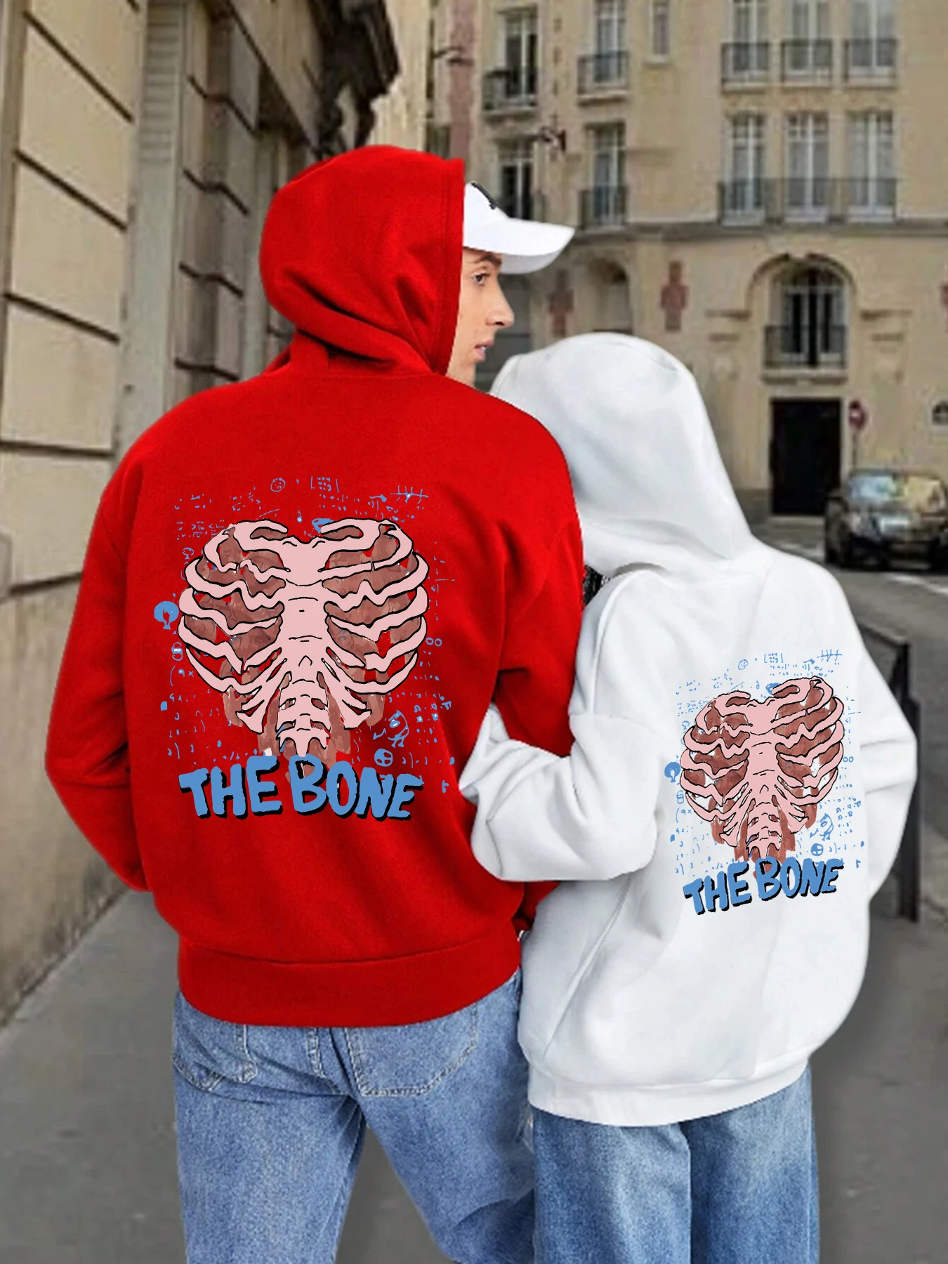 The Heart Skeleton Bone Design Women Hoodies Autumn Loose Hoody Casual Hip Hop Sportswear Fleece All-Match Female Clothing
The Heart Skeleton Bone Design Women Hoodies Autumn Loose Hoody Casual Hip Hop Sportswear Fleece All-Match Female Clothing