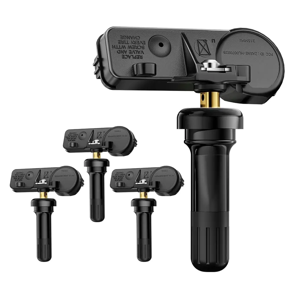 TPMS Sensor 4-Pack GM,315Mhz Tire Pressure Monitor Sensors Compatible with GM Chevy Buick GMC Pontiac Hummer Saturn Replace
TPMS Sensor 4-Pack GM,315Mhz Tire Pressure Monitor Sensors Compatible with GM Chevy Buick GMC Pontiac Hummer Saturn Replace