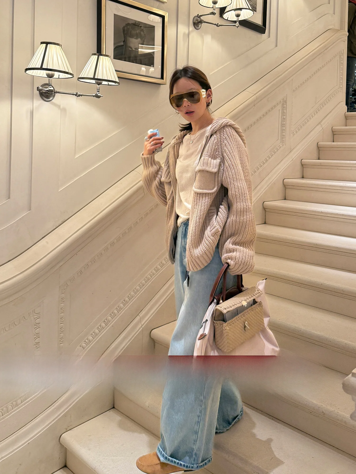 WXLSTUDIO Утепленный кардиган на молнии с капюшоном, повседневный женский вязаный свитер с длинными рукавами, стандартный крой, эксклюзивно онлайн
WXLSTUDIO Утепленный кардиган на молнии с капюшоном, повседневный женский вязаный свитер с длинными рукавами, стандартный крой, эксклюзивно онлайн