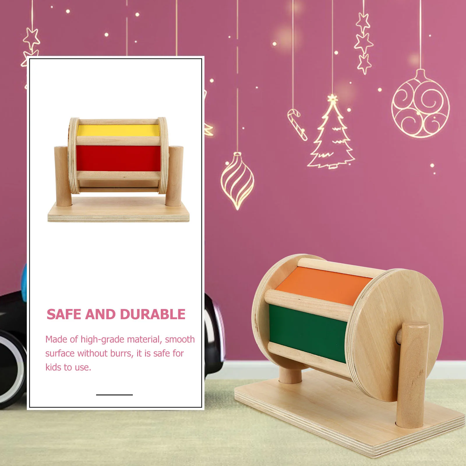 1Pcs Wooden Textile Drum Early Educational Tool for Kids Hand Eye Coordination Kindergarten Sensory Development Color
1Pcs Wooden Textile Drum Early Educational Tool for Kids Hand Eye Coordination Kindergarten Sensory Development Color