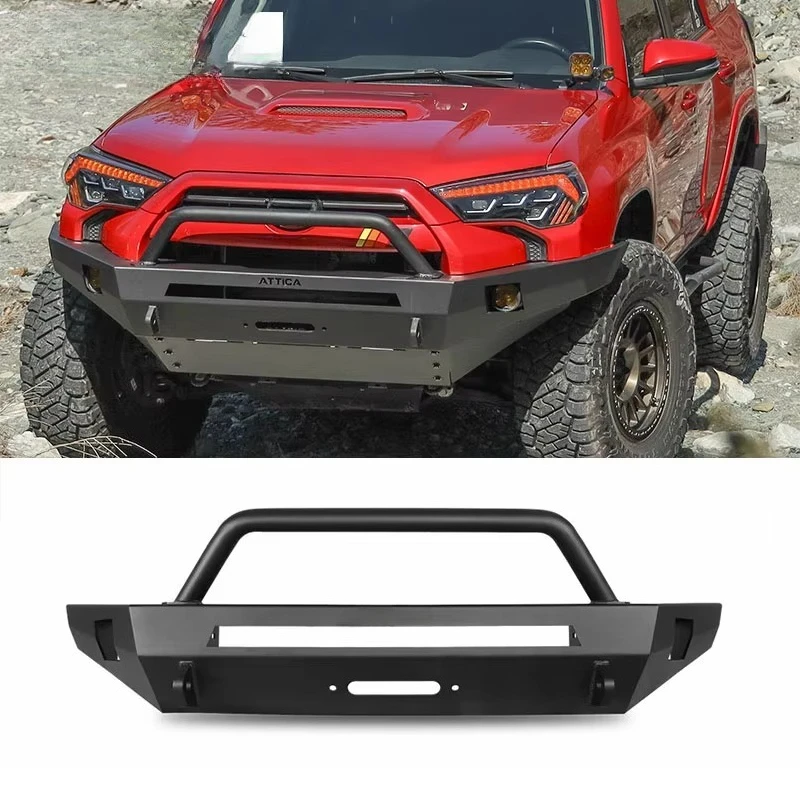 WINJET Taiyao 4X4 Offroad Automotive Modification Guard Stubby Black Steel Heavy Duty Front Bumper for 2014-2023 4 Runner
WINJET Taiyao 4X4 Offroad Automotive Modification Guard Stubby Black Steel Heavy Duty Front Bumper for 2014-2023 4 Runner