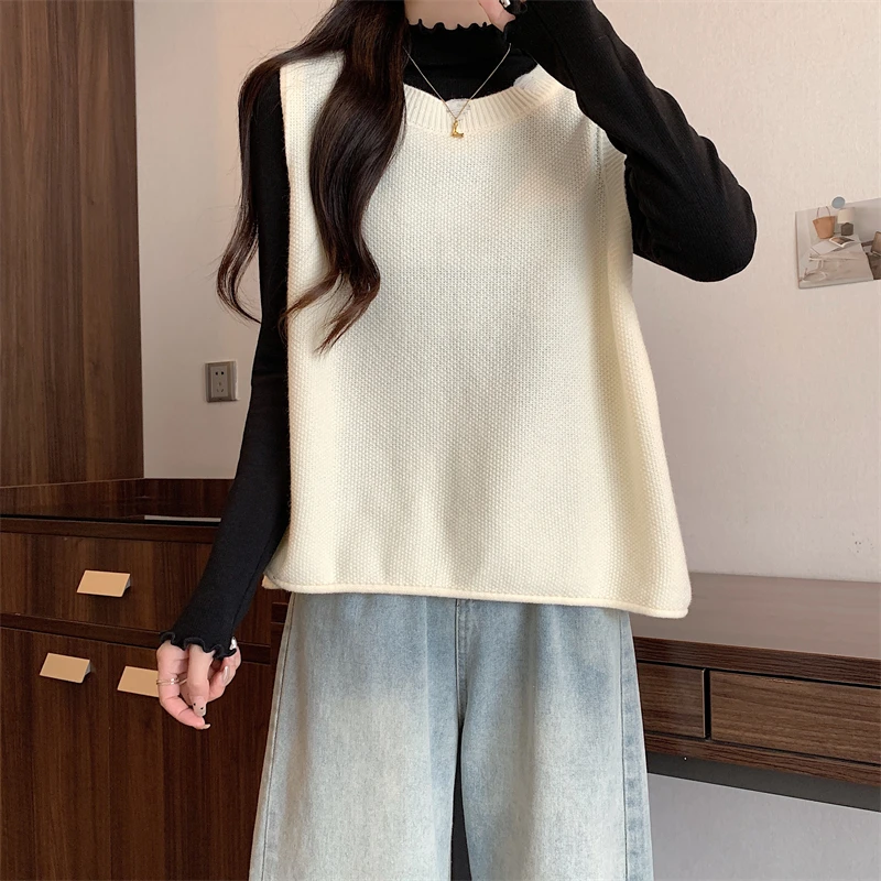 Vests Waistcoats Thick Womens Waistcoat Buttons Spring Minimalist Cashmere Single-Breasted Placket Lapels Pure Academia Cleanfit
Vests Waistcoats Thick Womens Waistcoat Buttons Spring Minimalist Cashmere Single-Breasted Placket Lapels Pure Academia Cleanfit