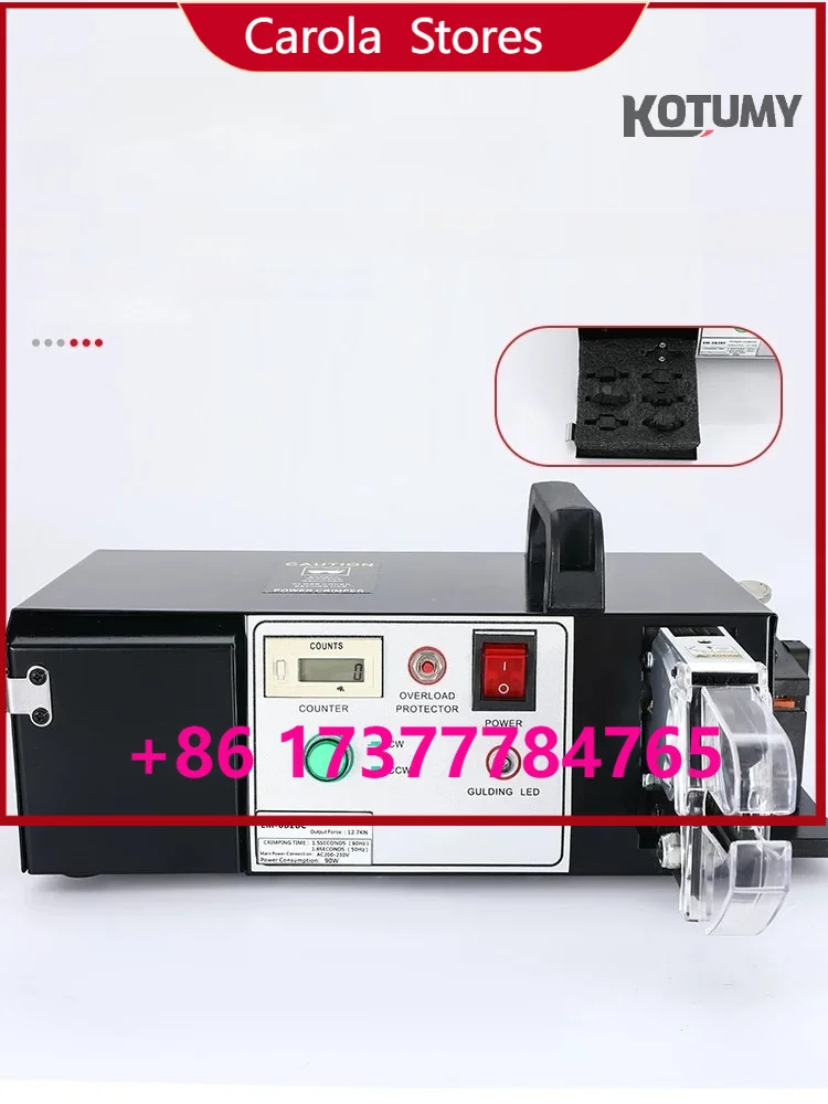 Pneumatic Automatic Terminal Crimper, 3-in-1 Wire Cutting Stripping Crimping Integrated Machine for Electronic Wire Harness
Pneumatic Automatic Terminal Crimper, 3-in-1 Wire Cutting Stripping Crimping Integrated Machine for Electronic Wire Harness