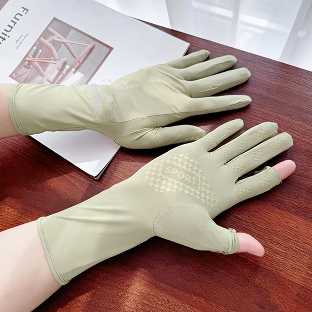 Ice Silk Women Sunscreen Gloves Breathable Non Slip Sun Protection Riding Gloves Touch Screen Anti-UV Summer Driving Mittens
Ice Silk Women Sunscreen Gloves Breathable Non Slip Sun Protection Riding Gloves Touch Screen Anti-UV Summer Driving Mittens