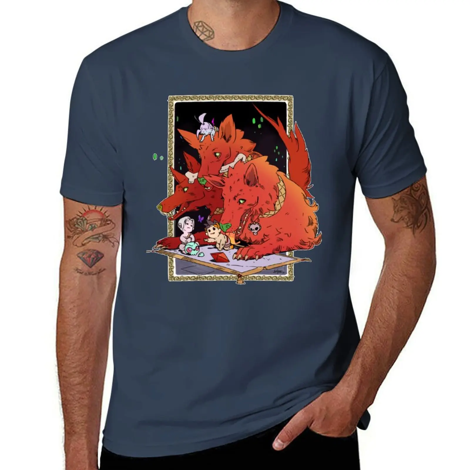 Cerberus Hades Game T-Shirt T-Shirt Large Size Basic Casual T-Shirt
Cerberus Hades Game T-Shirt T-Shirt Large Size Basic Casual T-Shirt