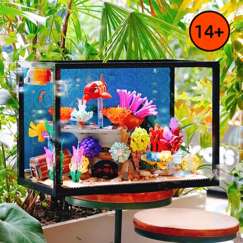 4154PCS Ocean Aquarium Fish Tank Building Blocks DIY Assembly Creative Bricks Educational Toy For Children Adults Boys
4154PCS Ocean Aquarium Fish Tank Building Blocks DIY Assembly Creative Bricks Educational Toy For Children Adults Boys