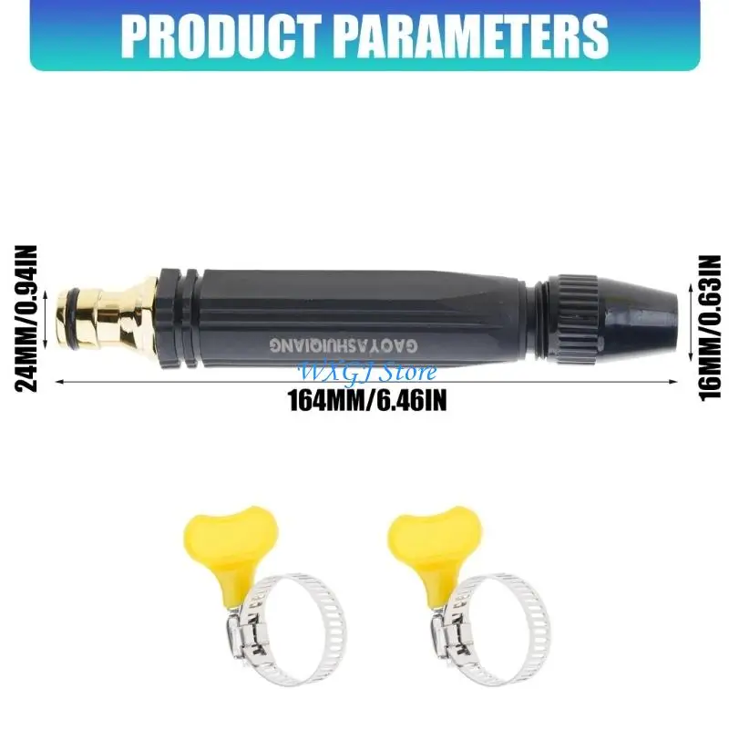 37JE Powerful Water Sprays Tool for Car Washing with Strong Plastic & Polypropylene Construction Car Wash Pump Hose Nozzle
37JE Powerful Water Sprays Tool for Car Washing with Strong Plastic & Polypropylene Construction Car Wash Pump Hose Nozzle