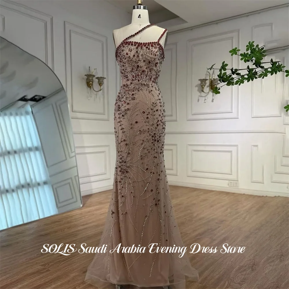SOLIS Champagne 프롬 드레 Sequin One Shoulder Prom Gown Trumpet Party Dresses for Formal Event with Crystal Simple Customized
SOLIS Champagne 프롬 드레 Sequin One Shoulder Prom Gown Trumpet Party Dresses for Formal Event with Crystal Simple Customized