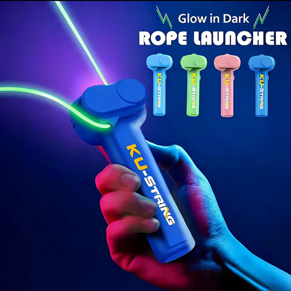 Glow-In-The-Dark Fun Electric Rope Thruster Children's Outdoor New Exotic Decompression Toys Creative Toys for Cats and Pets
Glow-In-The-Dark Fun Electric Rope Thruster Children's Outdoor New Exotic Decompression Toys Creative Toys for Cats and Pets