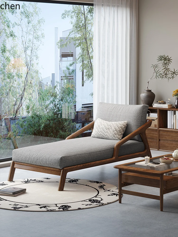 solid wood sofa single bed black walnut living room recliner living room decoration
solid wood sofa single bed black walnut living room recliner living room decoration