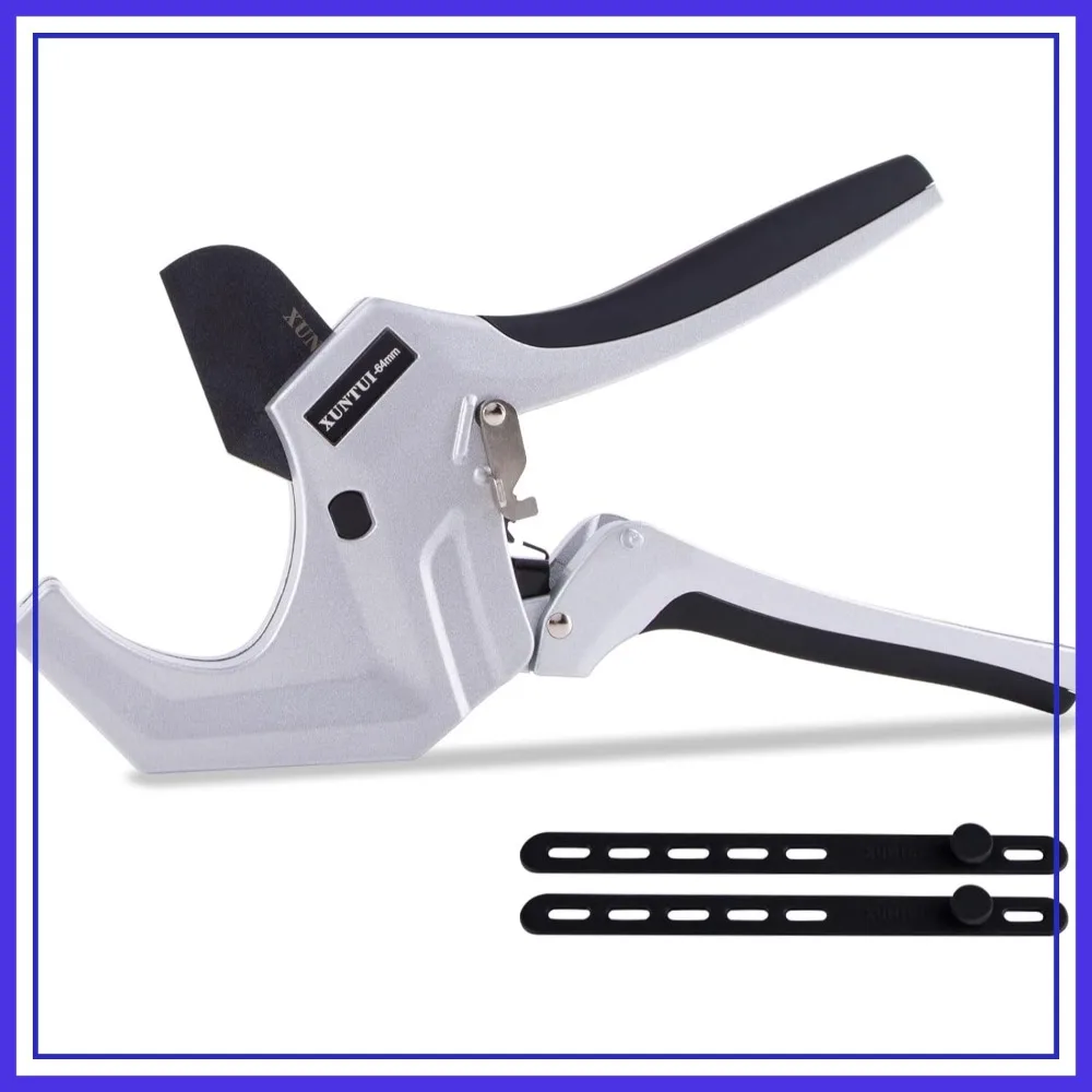 Professional Ratchet PVC Pipe Cutter for 2" Pipe, Heavy Duty PEX Tubing Cutter for Plumbing & Irrigation
Professional Ratchet PVC Pipe Cutter for 2" Pipe, Heavy Duty PEX Tubing Cutter for Plumbing & Irrigation