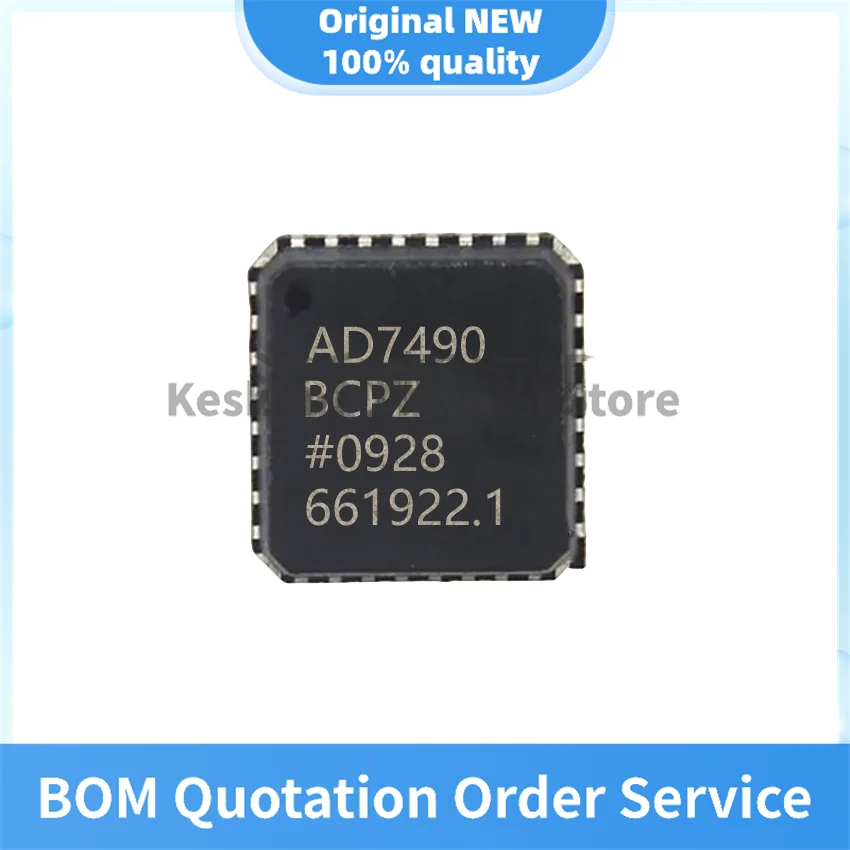 AD7490BCPZ LFCSP-32 analog-to-digital conversion chip ADC 16-channel power supply 2.7V-5.25V
AD7490BCPZ LFCSP-32 analog-to-digital conversion chip ADC 16-channel power supply 2.7V-5.25V