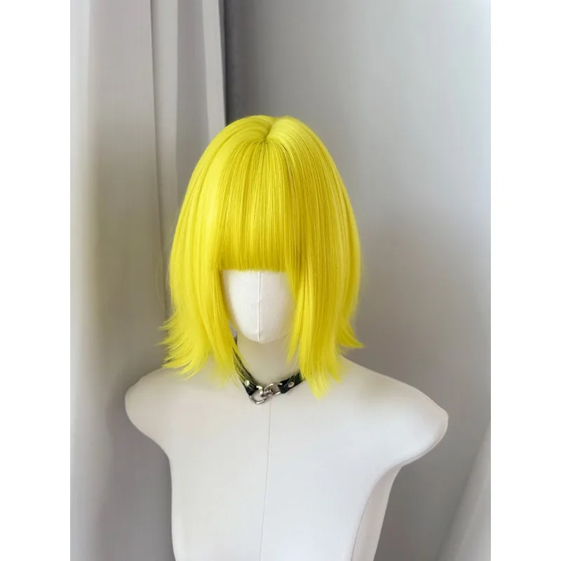 Women Lolita Japanese Style Lemon Yellow Wig Y2k Subculture Cosplay Fashion Hair Anime Roleplay Accessories Halloween Party
Women Lolita Japanese Style Lemon Yellow Wig Y2k Subculture Cosplay Fashion Hair Anime Roleplay Accessories Halloween Party