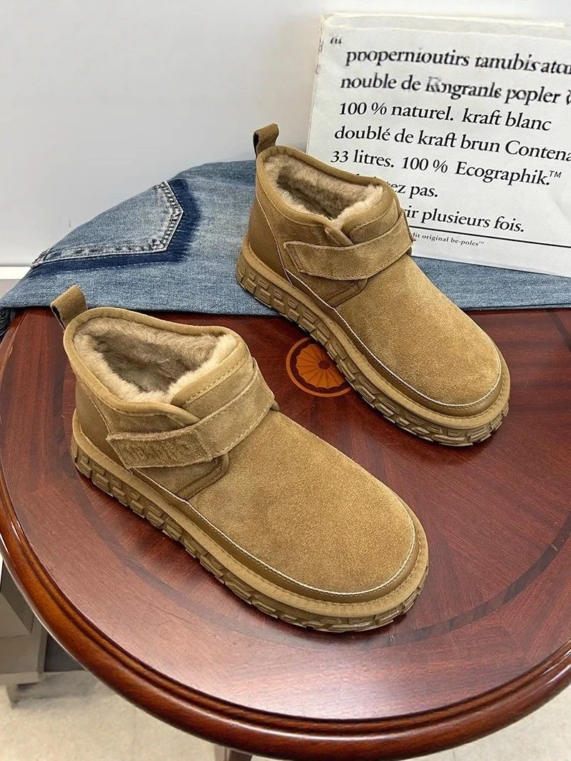 Northeast Men's Winter Snow Boots Fleece Lined Fur Integrated Bread Shoe Waterproof Anti Slip Cold Resistant Short Synthetic ...
Northeast Men's Winter Snow Boots Fleece Lined Fur Integrated Bread Shoe Waterproof Anti Slip Cold Resistant Short Synthetic ...