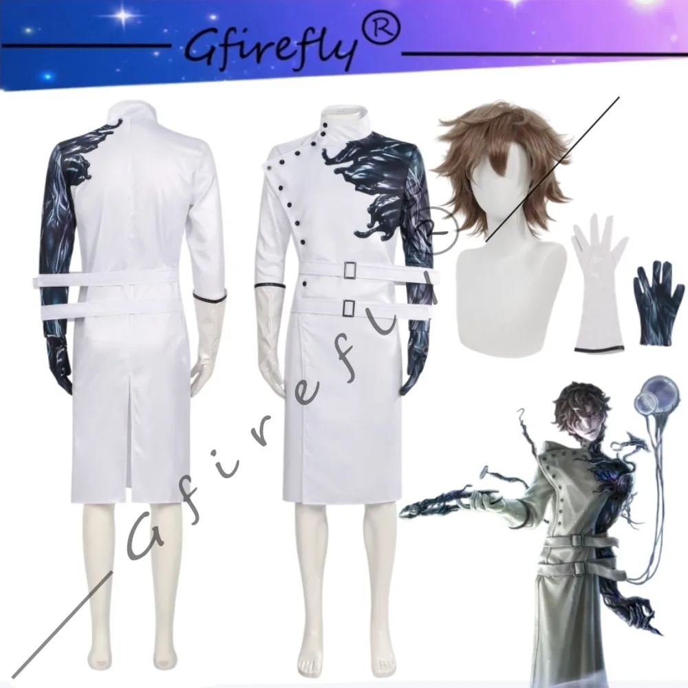 Identity V The Dentist Finsen Hunter Same Style Cosplay Costume White Uniform Halloween Carnival Party Comic Con Stage Outfit
Identity V The Dentist Finsen Hunter Same Style Cosplay Costume White Uniform Halloween Carnival Party Comic Con Stage Outfit