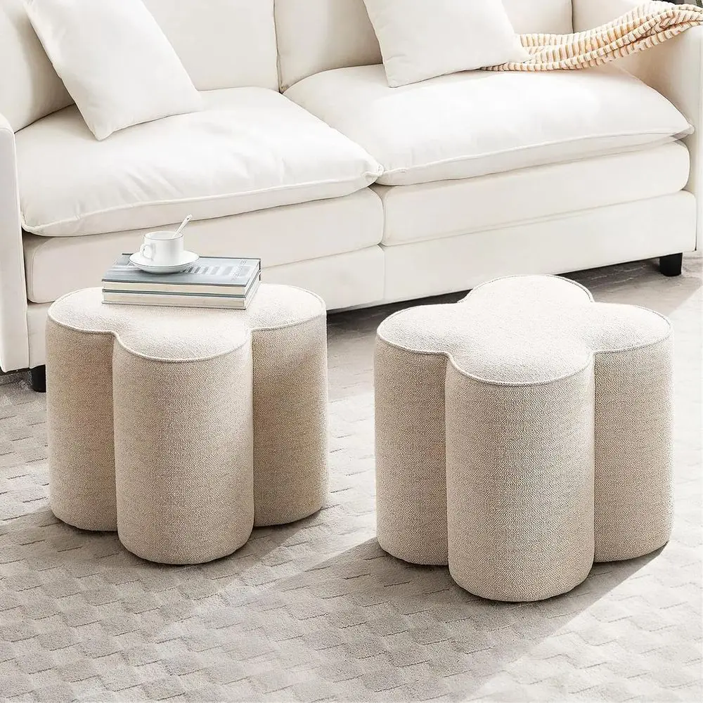 Beige Linen Fabric Ottoman Set of 2, Perfect for Living Room, Dorm, or Hallway, Square Upholstered Stool Seats
Beige Linen Fabric Ottoman Set of 2, Perfect for Living Room, Dorm, or Hallway, Square Upholstered Stool Seats