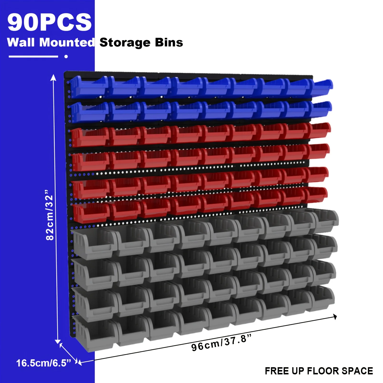 45/90/135pcs Wall-Mounted Tool Organization System with Storage Box and Brackets - Durable DIY Garage and Workshop Rack, Suitable for Screws, Nuts, Bolts, Nails, and Small Parts, Easy-to-Install Garage Tool Rack System
45/90/135pcs Wall-Mounted Tool Organization System with Storage Box and Brackets - Durable DIY Garage and Workshop Rack, Suitable for Screws, Nuts, Bolts, Nails, and Small Parts, Easy-to-Install Garage Tool Rack System