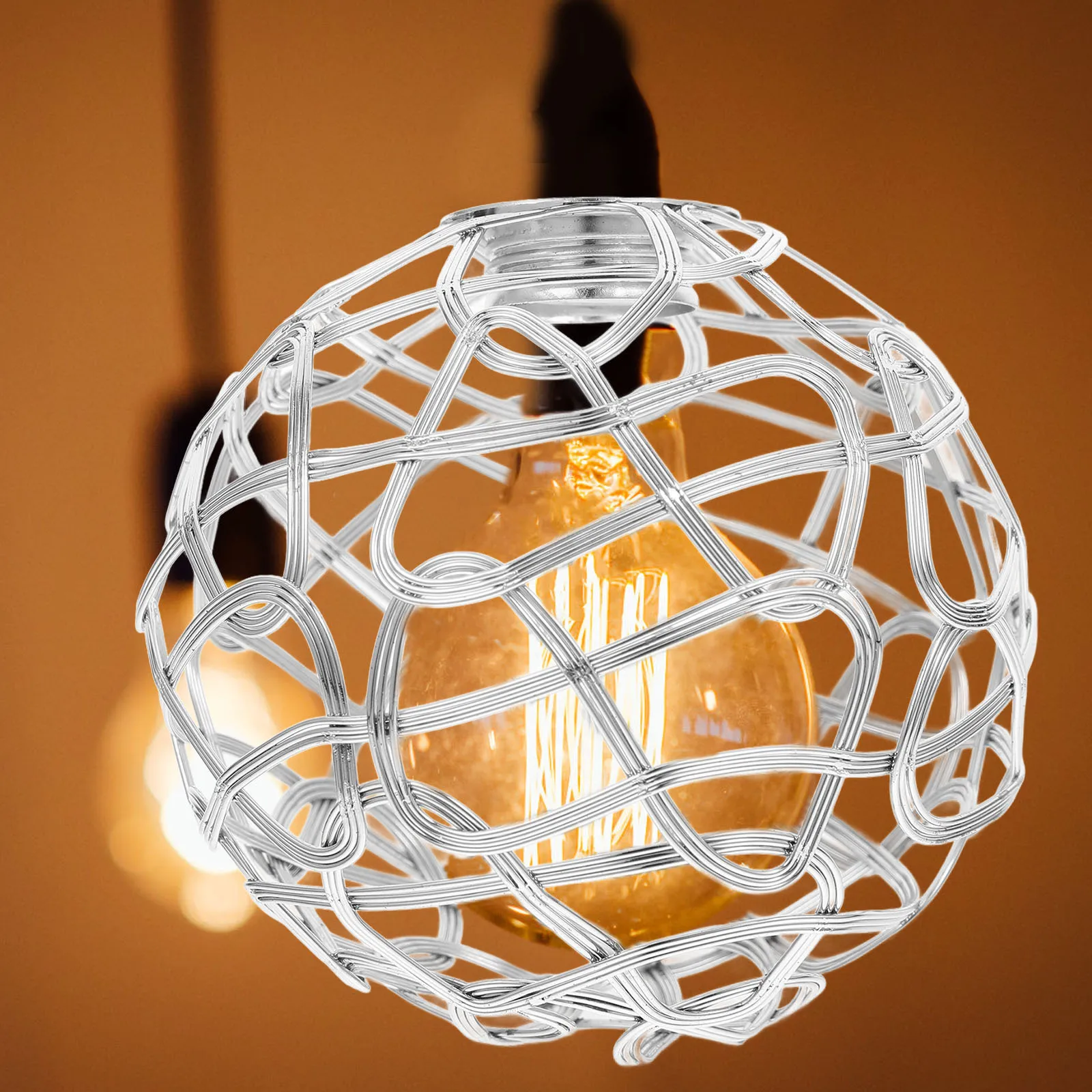 Vintage Metal Lampshade Hollow Round Wire Basket for Ceiling Light Fixture Cover Industrial Farmhouse Hanging Lamp Shade
Vintage Metal Lampshade Hollow Round Wire Basket for Ceiling Light Fixture Cover Industrial Farmhouse Hanging Lamp Shade