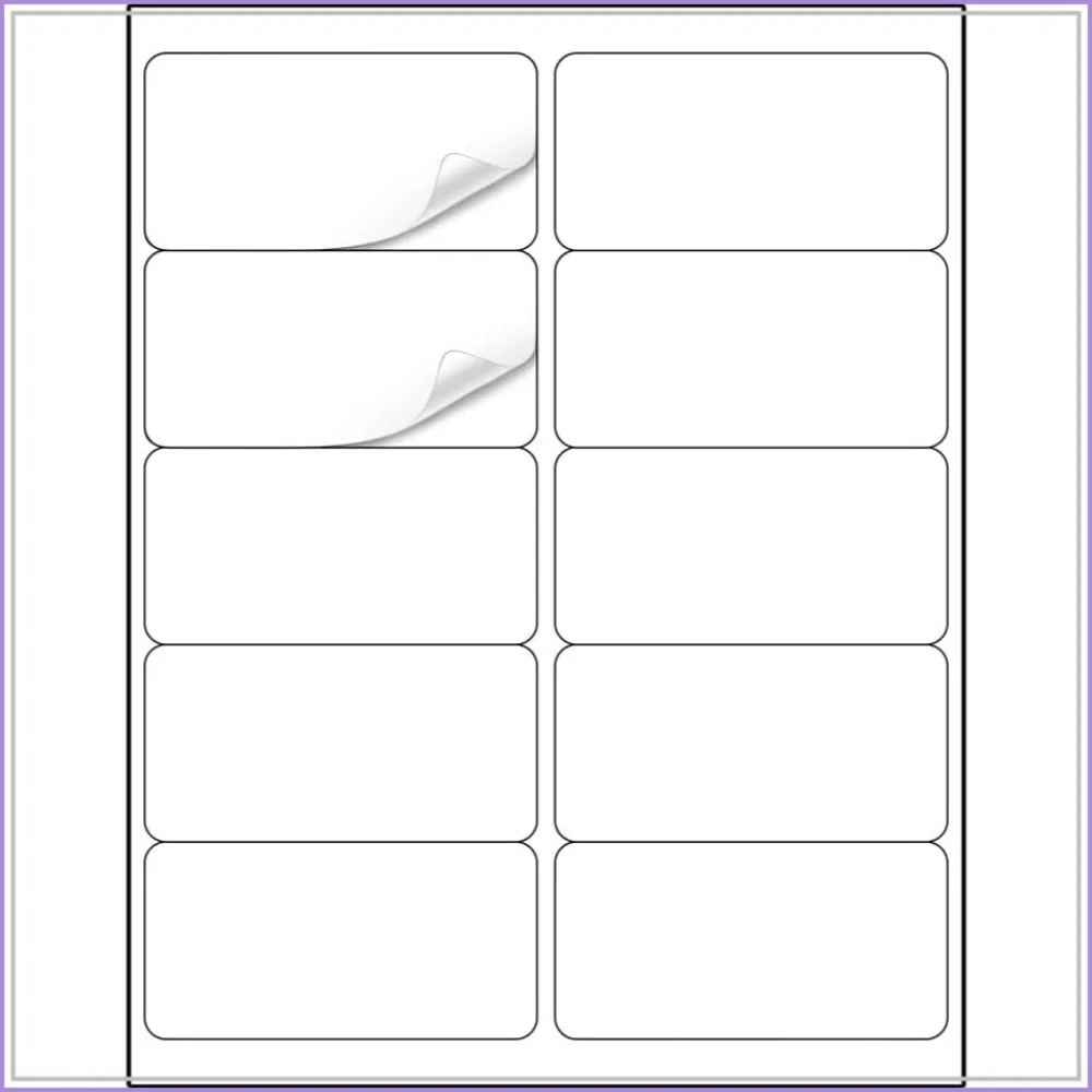 Methdic Shipping Labels 2x4 300 Labels Sticker Paper for Laser/Ink Jet Printer Mailing Labels 8.5x11 White 10 per Sheet
Methdic Shipping Labels 2x4 300 Labels Sticker Paper for Laser/Ink Jet Printer Mailing Labels 8.5x11 White 10 per Sheet