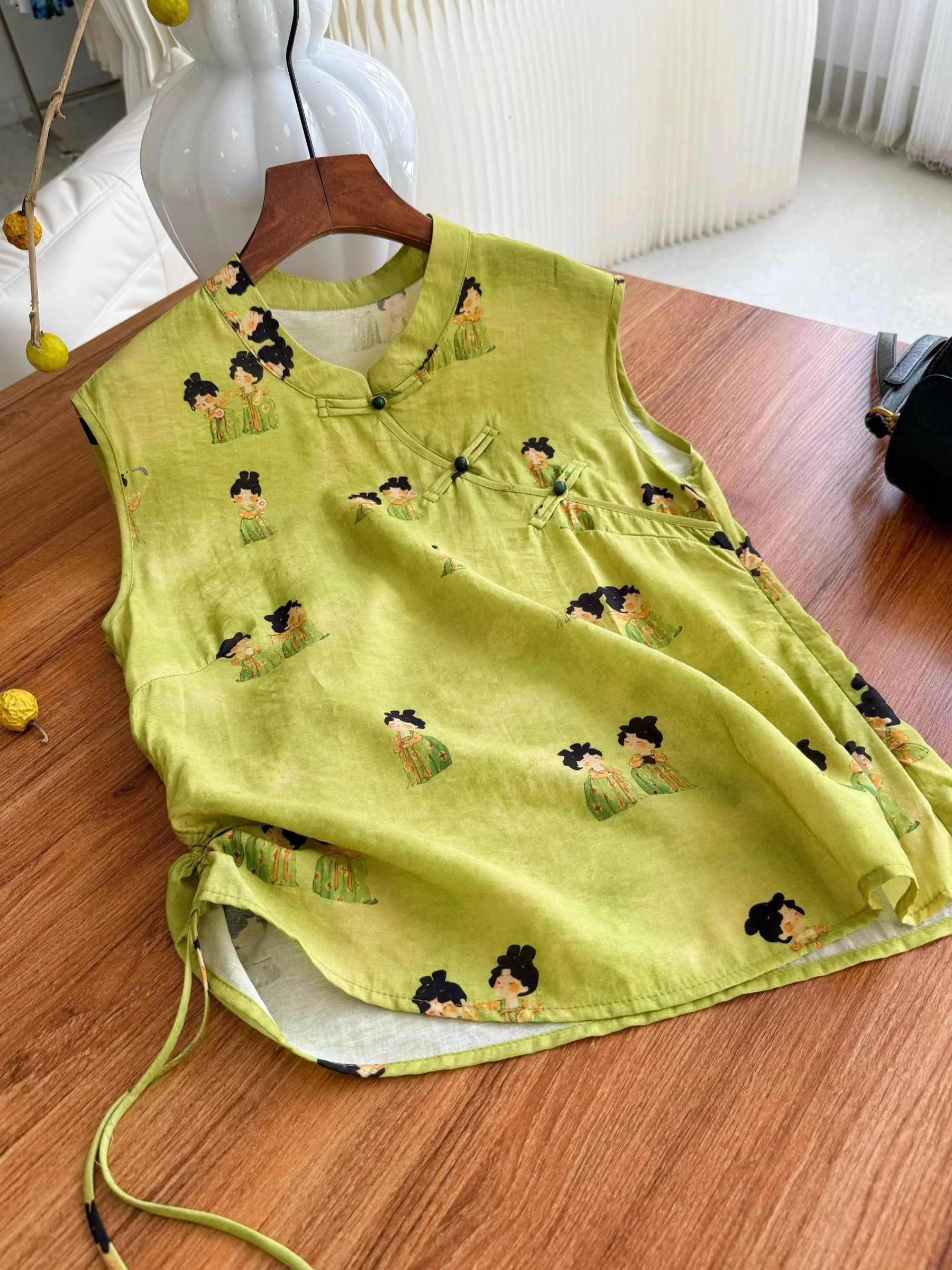 Young Sle Breathable Cotton Feel Silk Lyocell Thin Lightweight Qipao Top Women's Faion Summer irt No Brand Registered T...
Young Sle Breathable Cotton Feel Silk Lyocell Thin Lightweight Qipao Top Women's Faion Summer irt No Brand Registered T...