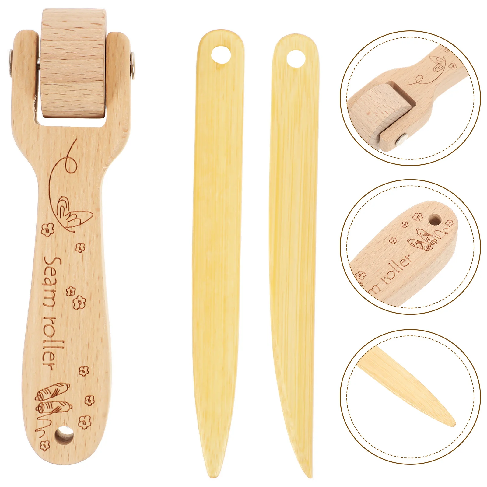 1 set 1 Set Sewing Seam Flat Pressing Roller Quilting Sturdy Wood Handle Labor Saving Wallpaper Sticker Smoothing Tool Home Car
1 set 1 Set Sewing Seam Flat Pressing Roller Quilting Sturdy Wood Handle Labor Saving Wallpaper Sticker Smoothing Tool Home Car
