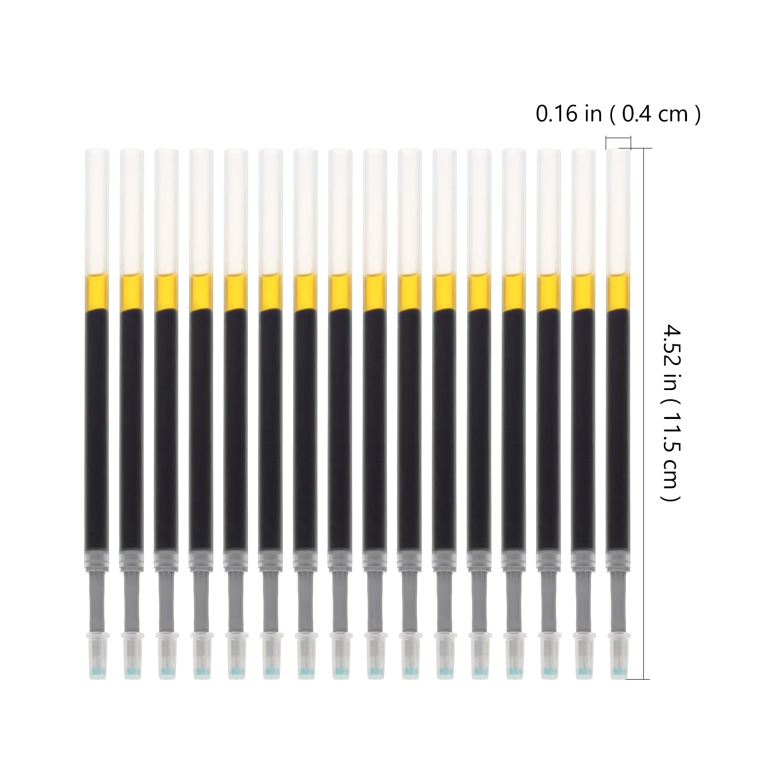 60pcs Replacement Gel Smooth Writing Ink Pen Refills No Leakage Practical Plastic Refills For Office Writing Stationery Gift
60pcs Replacement Gel Smooth Writing Ink Pen Refills No Leakage Practical Plastic Refills For Office Writing Stationery Gift