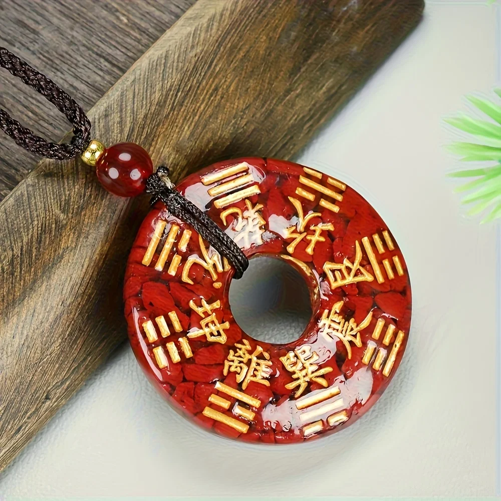 Cinnabar Raw Ore Granular Sand Crystal Safe Buckle Mountain Ghost Spending Pendant Necklace for Fashion Jewelry
Cinnabar Raw Ore Granular Sand Crystal Safe Buckle Mountain Ghost Spending Pendant Necklace for Fashion Jewelry