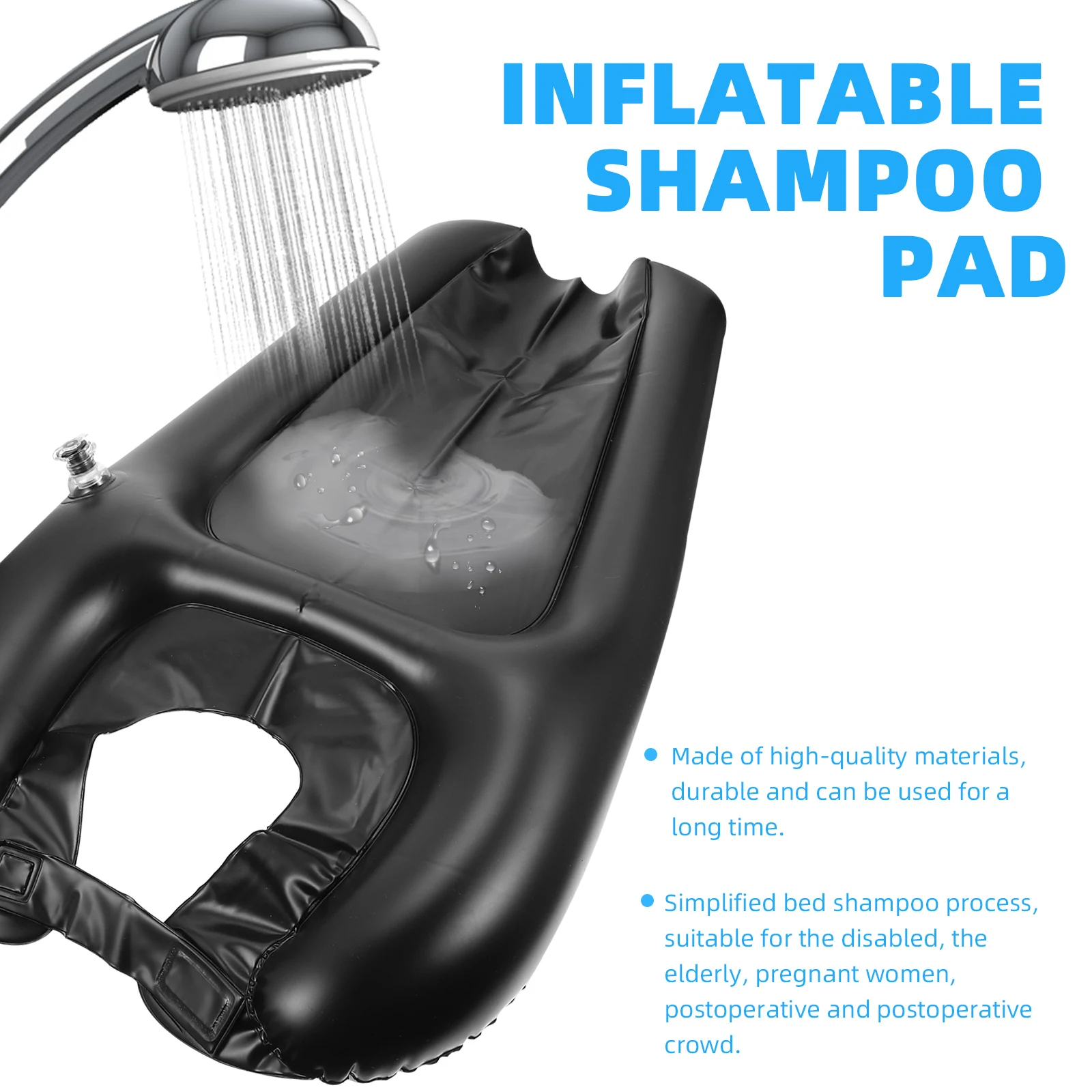 Inflatable Shampoo Bath Cushion PVC Hair Wash Pad Portable Basin Pillow for Elderly Disabled Durable Fast Inflate Deflate Dual
Inflatable Shampoo Bath Cushion PVC Hair Wash Pad Portable Basin Pillow for Elderly Disabled Durable Fast Inflate Deflate Dual