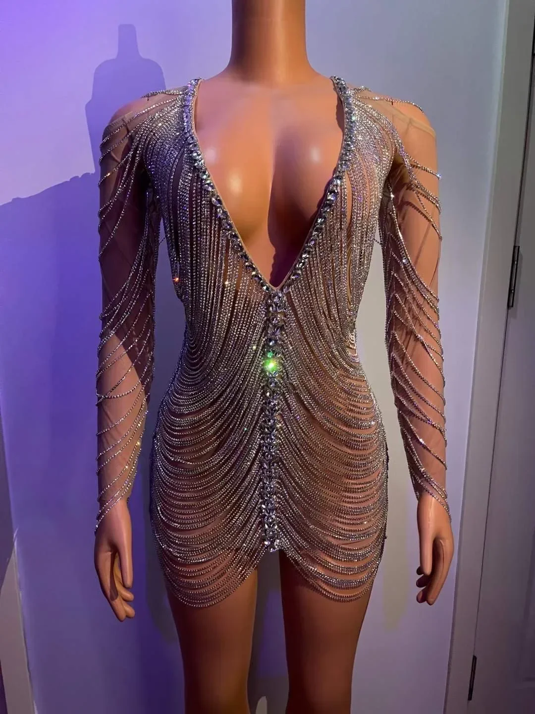 Women Stunning Hot Drill Rhinestones Mini Sexy Celebrate Night Party Bar Dress Outfit Birthday
Women Stunning Hot Drill Rhinestones Mini Sexy Celebrate Night Party Bar Dress Outfit Birthday