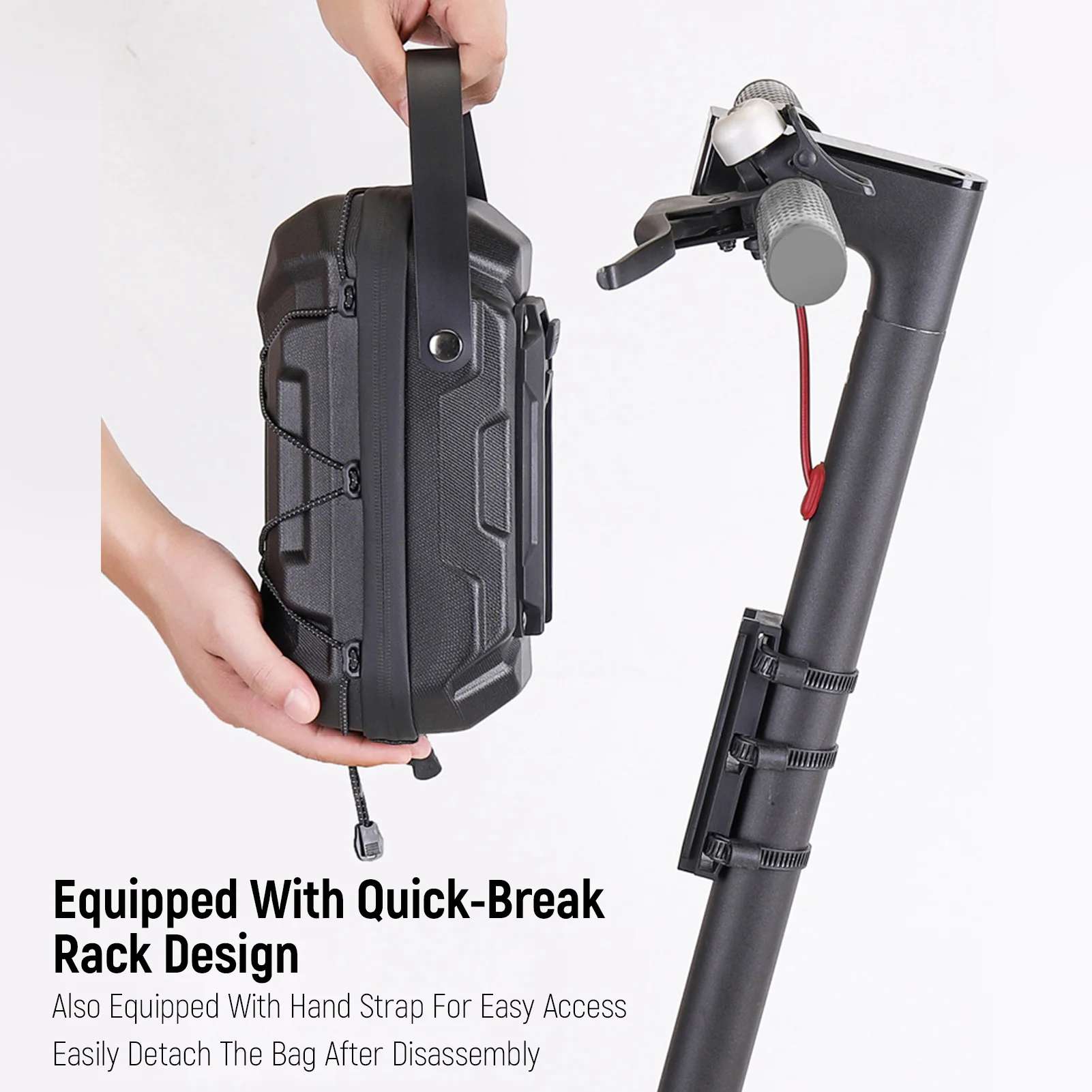 EVA Hard Exterior Scooter Bag Handlebar Bag 3L Large Capacity Reflective with Multi Color Straps for Bike Electric Scooter
EVA Hard Exterior Scooter Bag Handlebar Bag 3L Large Capacity Reflective with Multi Color Straps for Bike Electric Scooter