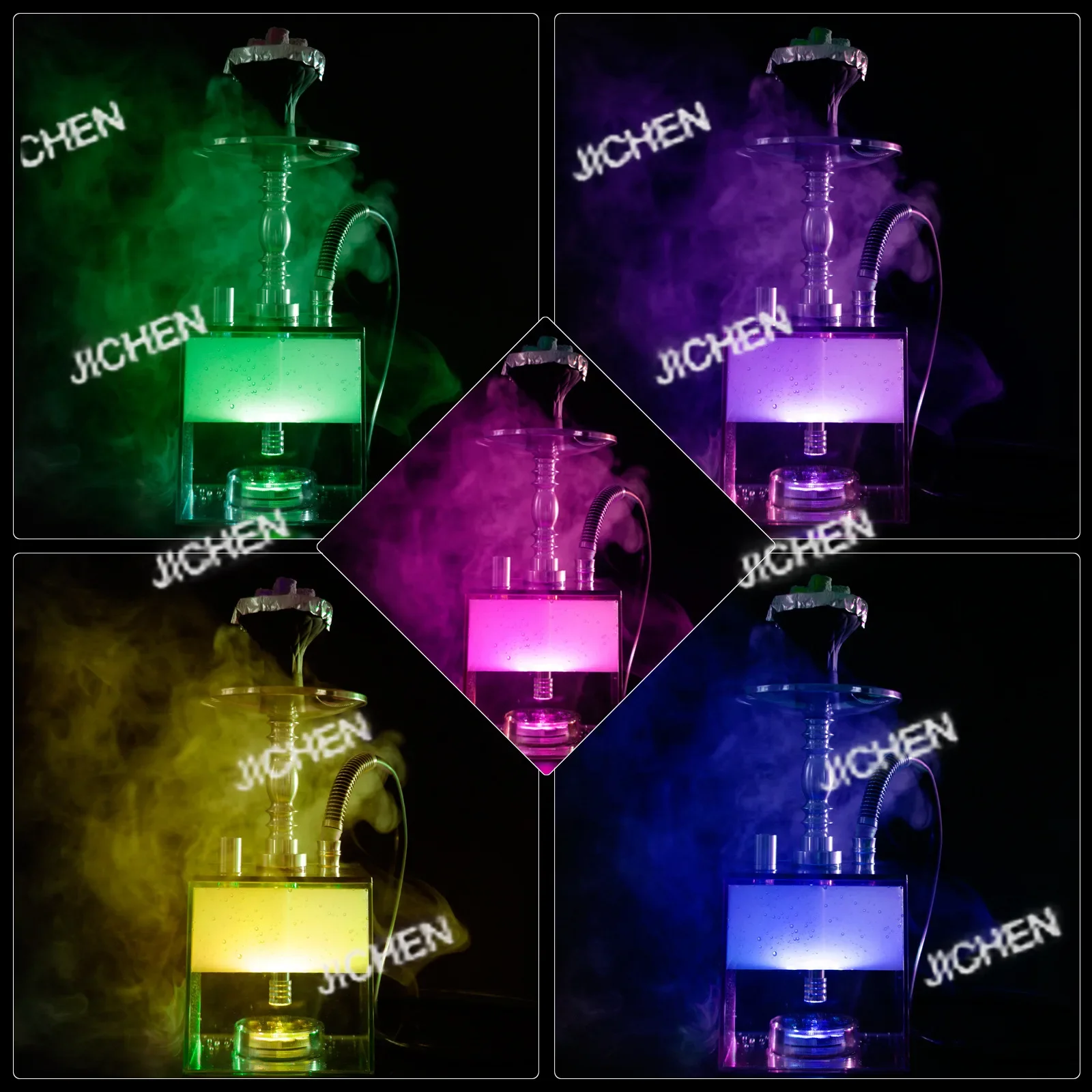 ZВысококачественный светодиодный кальян Автомобильный портативный кальян Акриловый кальян
ZВысококачественный светодиодный кальян Автомобильный портативный кальян Акриловый кальян