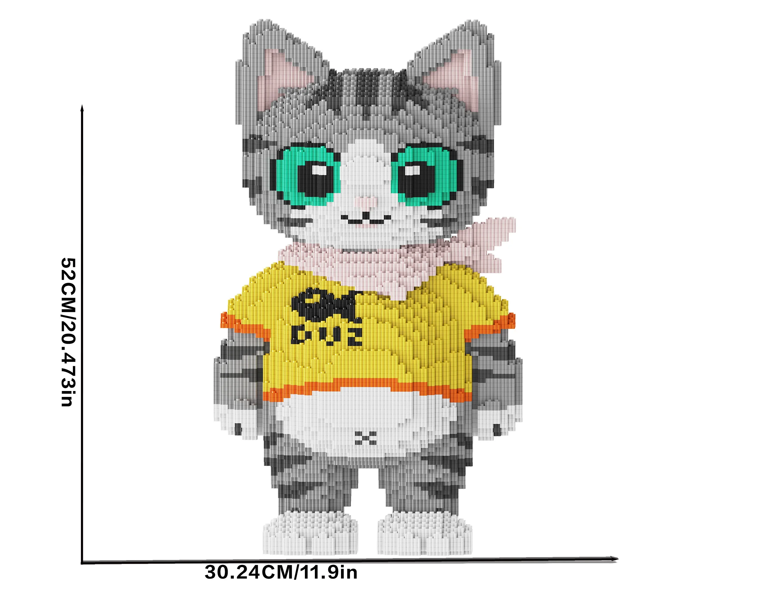 Набор строительных блоков «Большой кот» для детей от 14 лет, подарок на Рождество/Пасху, сложная сборка из мелких деталей, декор для дома
Набор строительных блоков «Большой кот» для детей от 14 лет, подарок на Рождество/Пасху, сложная сборка из мелких деталей, декор для дома