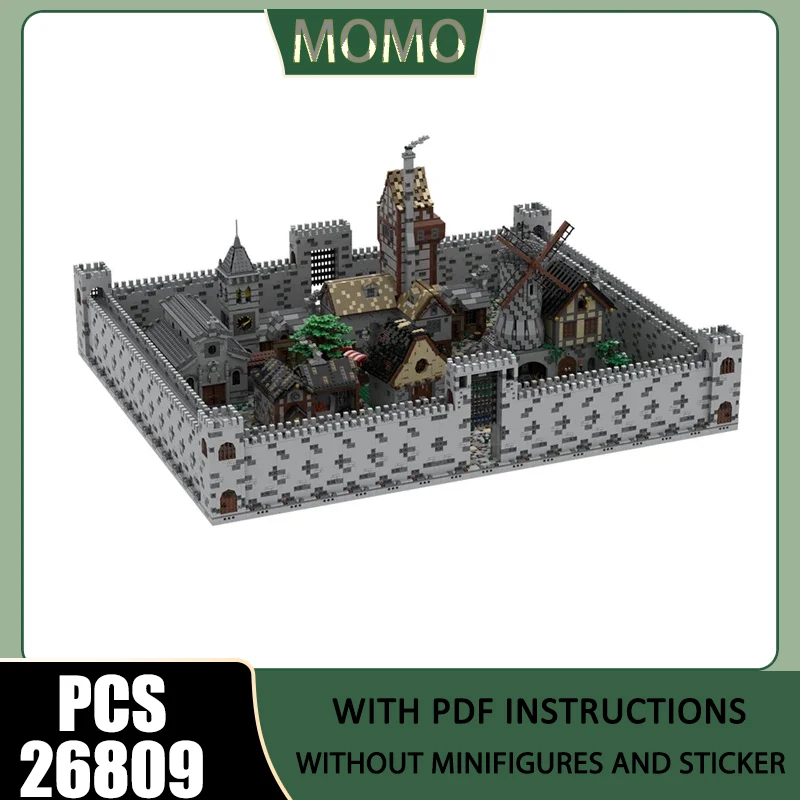 Medieval Castle Model Moc Building Blocks Medieval Modulars Bundle Model Technology Bricks DIY Assembly Construstion Toys Gifts
Medieval Castle Model Moc Building Blocks Medieval Modulars Bundle Model Technology Bricks DIY Assembly Construstion Toys Gifts