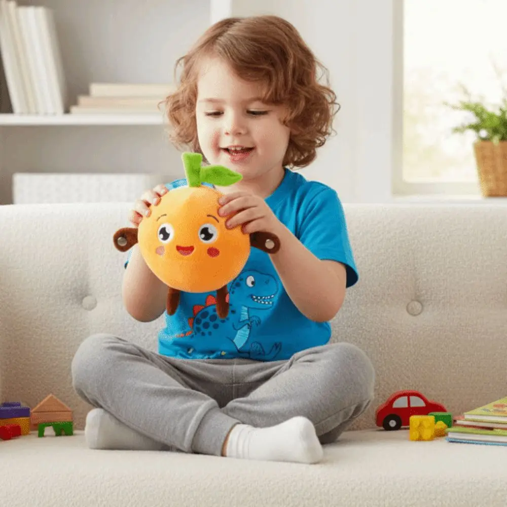 Creative Fruit Induction Metronome Cute Music Modes Fruit Plush Toy Sensory Soft Music Rhythm Stuffed Doll Developmental Toy
Creative Fruit Induction Metronome Cute Music Modes Fruit Plush Toy Sensory Soft Music Rhythm Stuffed Doll Developmental Toy