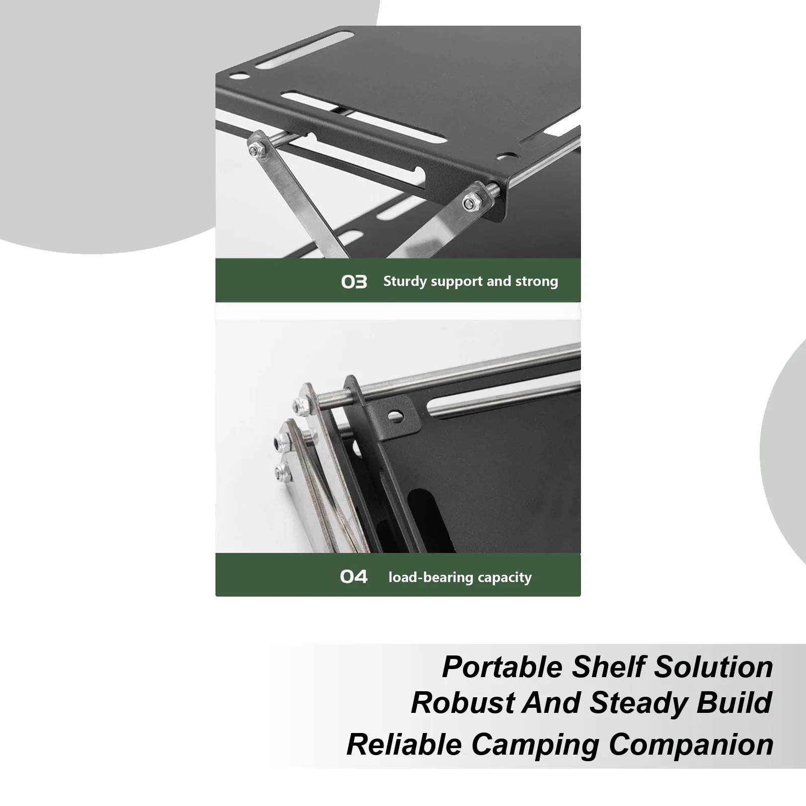 Camp Kitchen Organizer 3-Tier Storage Display Stand Folding Shelf Storage Rack For Kitchen Camping Picnic Fishing Yard Backyard
Camp Kitchen Organizer 3-Tier Storage Display Stand Folding Shelf Storage Rack For Kitchen Camping Picnic Fishing Yard Backyard