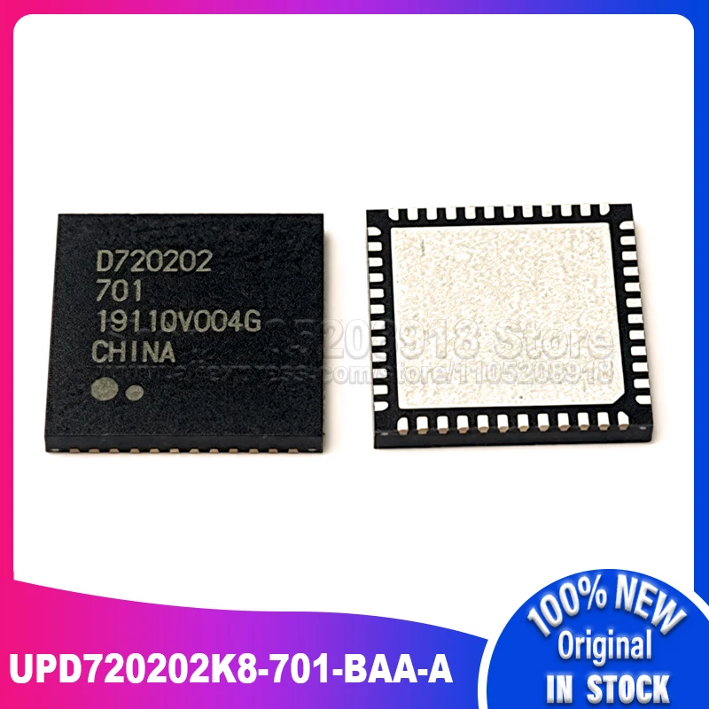5PCS/LOT D720202 UPD720202K8-701-BAA-A QFN48 100% New Spot stock
5PCS/LOT D720202 UPD720202K8-701-BAA-A QFN48 100% New Spot stock