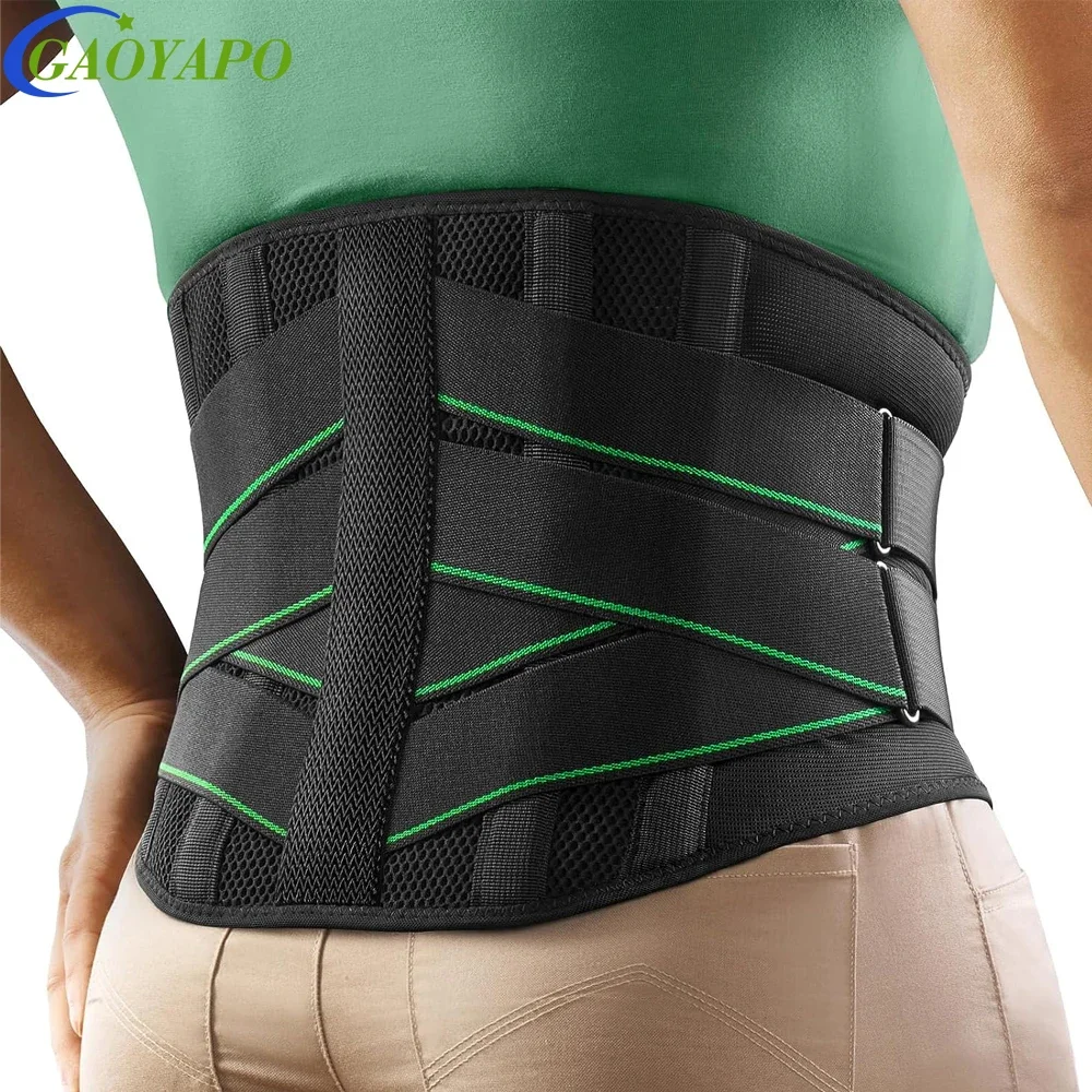 Lumbar Back Brace - 5-Stay Orthopedic Support Belt for Sciatica/Herniated Disc - Breathable Pain Relief - Sizes S-XXL
Lumbar Back Brace - 5-Stay Orthopedic Support Belt for Sciatica/Herniated Disc - Breathable Pain Relief - Sizes S-XXL