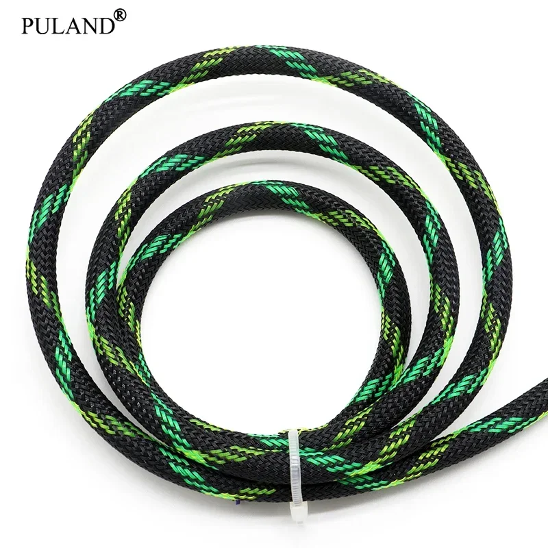 1~50m Black UV Green Yellow Cross PET Braid Sleeve 2/4/6/8/10/12/14/16/20/25/30mm High Density Snake Skin Cable Wrap Sheath
1~50m Black UV Green Yellow Cross PET Braid Sleeve 2/4/6/8/10/12/14/16/20/25/30mm High Density Snake Skin Cable Wrap Sheath