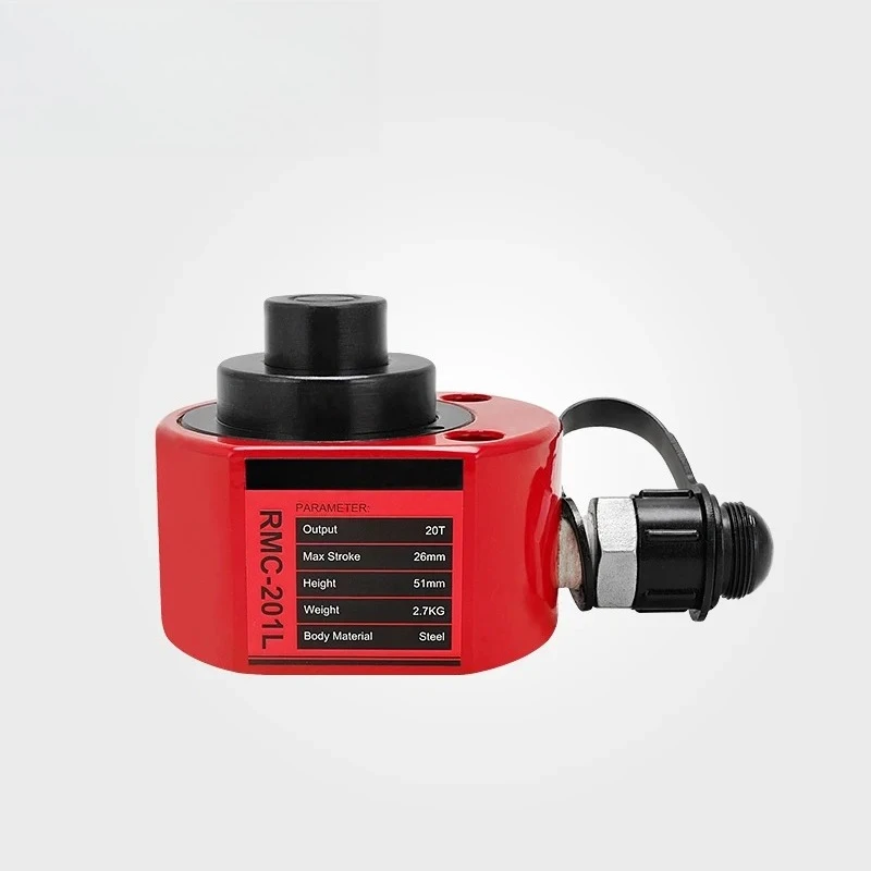 Multistage Hydraulic Cylinder RMC-201L Hydraulic Jack with Tonnage of 20T Work Stroke of 26mm
Multistage Hydraulic Cylinder RMC-201L Hydraulic Jack with Tonnage of 20T Work Stroke of 26mm